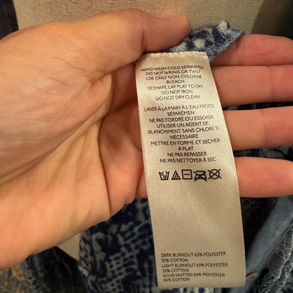 Free People Blue Patchwork Maxi Duster Dress - Picture 3 of 9